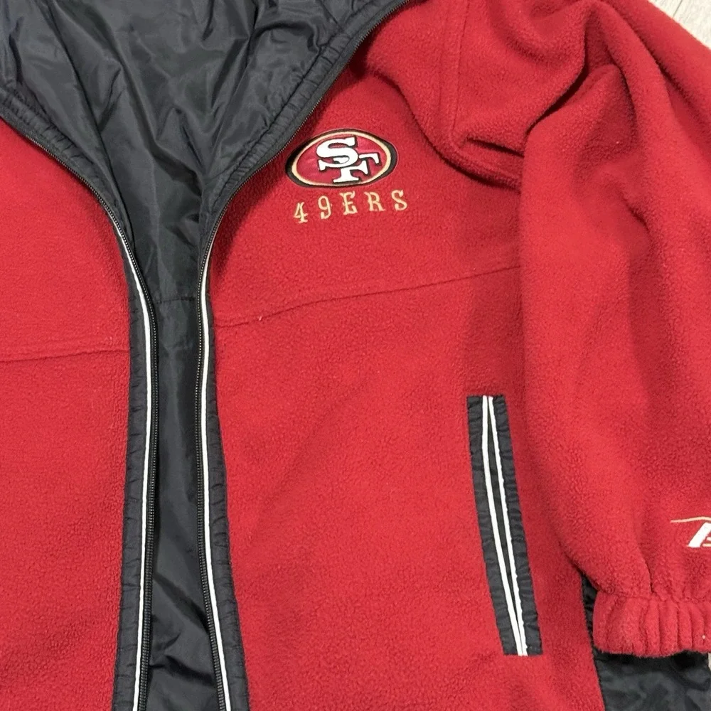 Vintage 90s San Fransisco 49ers Pro Player Reversible Kids LG 14-16 (women sm)